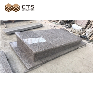 Custom G664 Polished Tombstone Factory Direct Cheap Cemetery