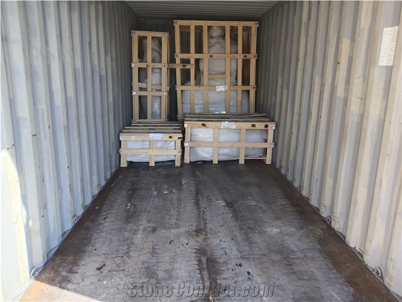 Economic Eurasian White Wood Marble Reception Counter