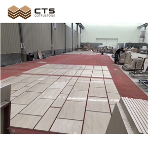 Fancy Interior Decor Layout Limestone Slab Custom Wall Floor