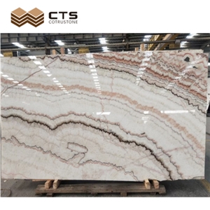 Fancy Styles Rainbow Onyx Slab Tile Livingroom Floor Wall