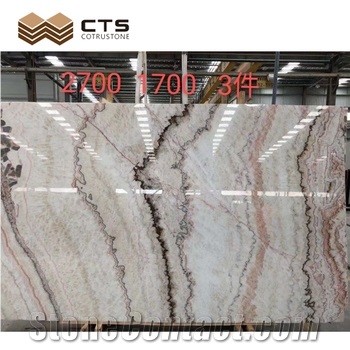 Fancy Styles Rainbow Onyx Slab Tile Livingroom Floor Wall