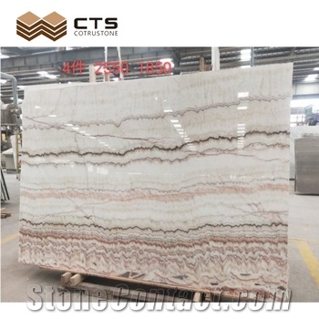 Fancy Styles Rainbow Onyx Slab Tile Livingroom Floor Wall