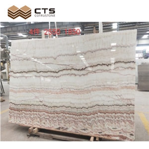Fancy Styles Rainbow Onyx Slab Tile Livingroom Floor Wall