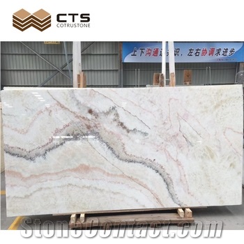 Fancy Styles Rainbow Onyx Slab Tile Livingroom Floor Wall