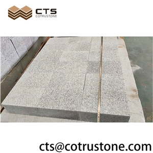G603 China Product Granite Flamed Cube Outdoor Decor