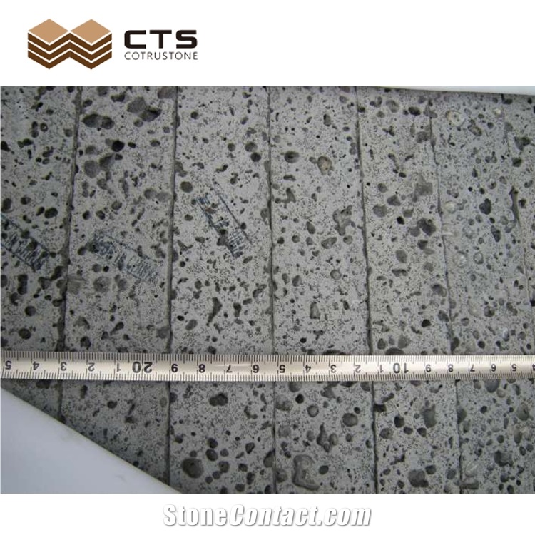 Heilongjiang Porous Grey Spot Basalt Volcanic Rock Tiles