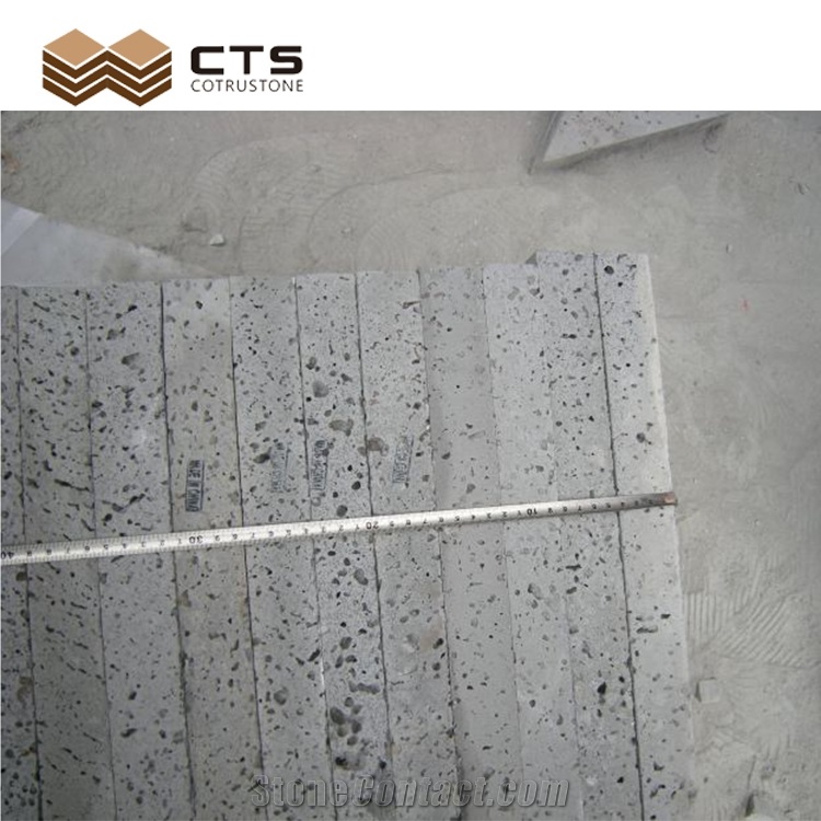 Heilongjiang Porous Grey Spot Basalt Volcanic Rock Tiles