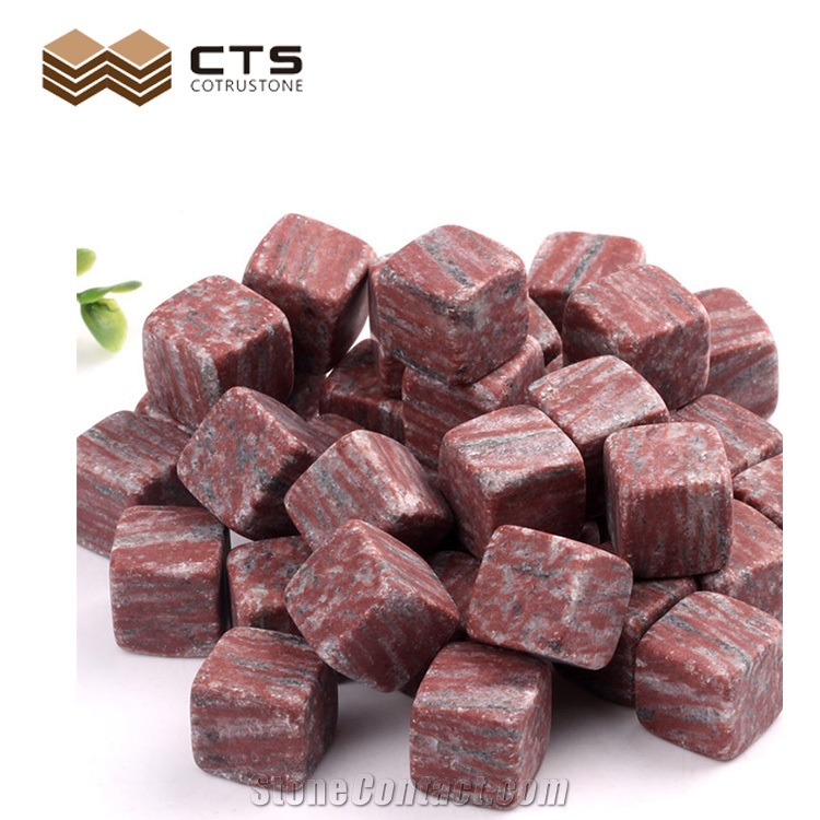 Hot Sale Paint Red Granite Whisky Rock Ice Cube