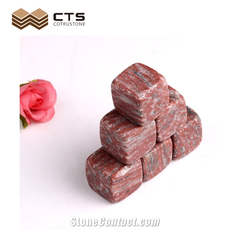 Hot Sale Paint Red Granite Whisky Rock Ice Cube