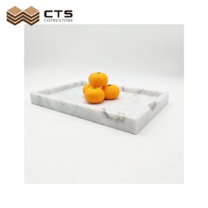 Marble Finished Product Tray House Decoration Design