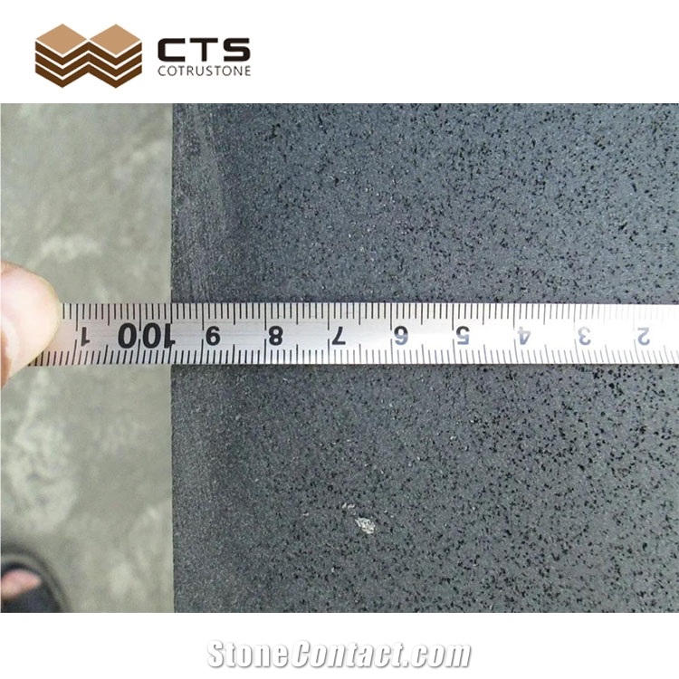Natural Tiles Hainan Blue Basalt Stones Cut To Size
