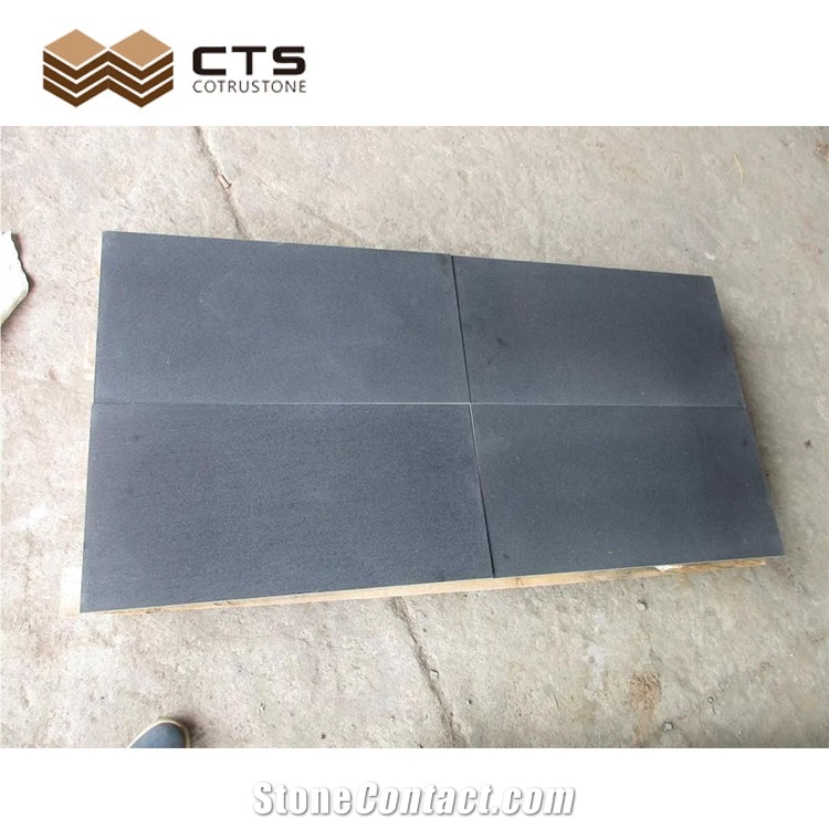 Natural Tiles Hainan Blue Basalt Stones Cut To Size