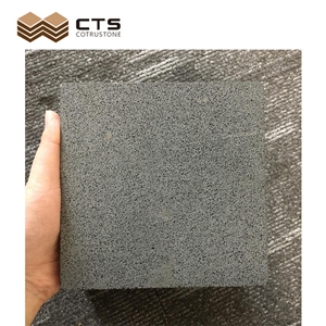 Natural Tiles Hainan Blue Basalt Stones Cut To Size