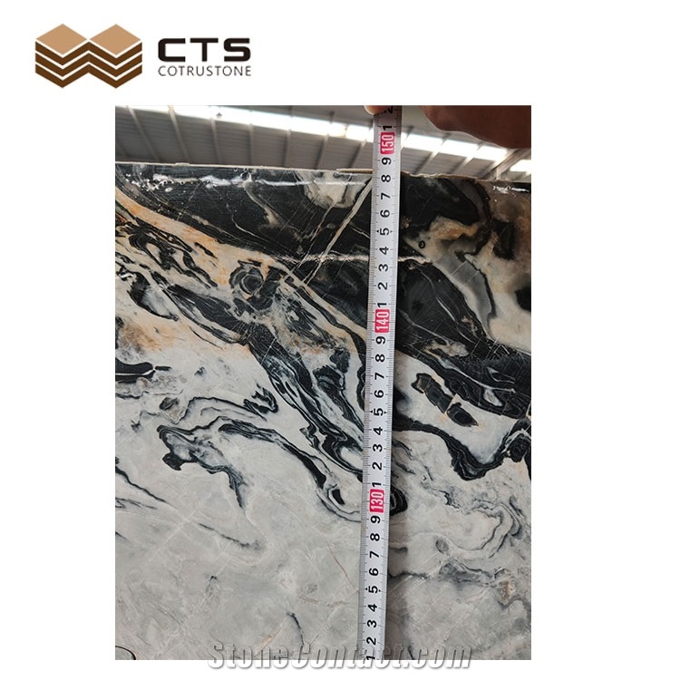 Picasso Gold Marble New Design High Quality Slabs Design