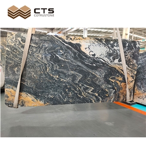 Picasso Gold Marble New Design High Quality Slabs Design