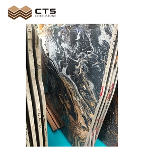 Picasso Gold Marble New Design High Quality Slabs Design