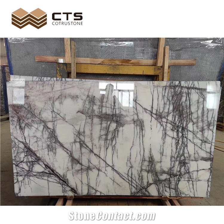 Slab Tiles Polished Indoor Decoration Incense Plum Marble