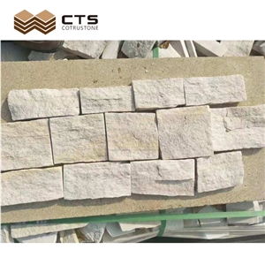 White Limestone Tile Exterior Wall Cladding