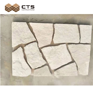 White Limestone Tile Exterior Wall Cladding