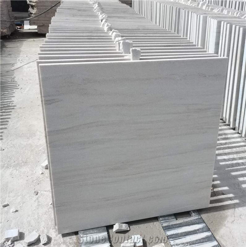 Atlantic White Quartzite Crystal White Pool Paver Coping