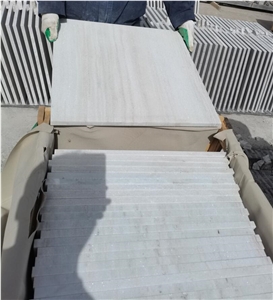 Atlantic White Quartzite Crystal White Pool Paver Coping