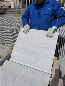 Atlantic White Quartzite Crystal White Pool Paver Coping
