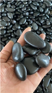 Black Pebble Ordinary Polilshed 2-3Cm For Garden Decoration