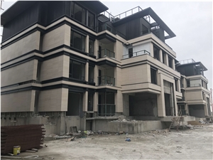 Moca Creme Beige Limestone Honed Slabs Tiles