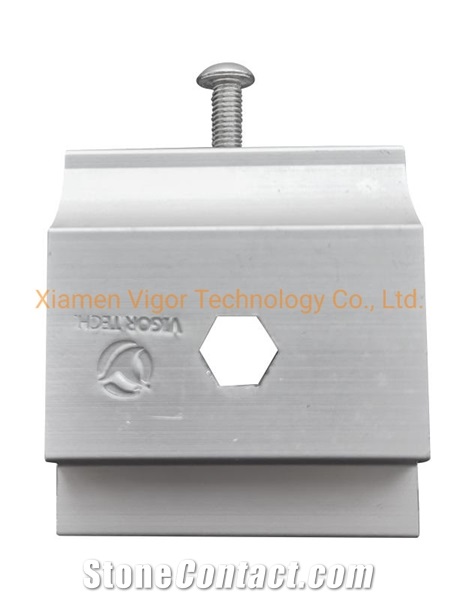 Aluminium Dry Hanging Bracket Stone Lifting Clamps