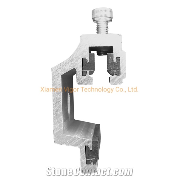 Aluminium Fixing Bracket For Ceramic Marble Granite Wall