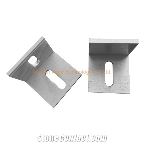 Aluminium Fixing Bracket For Ceramic Marble Granite Wall