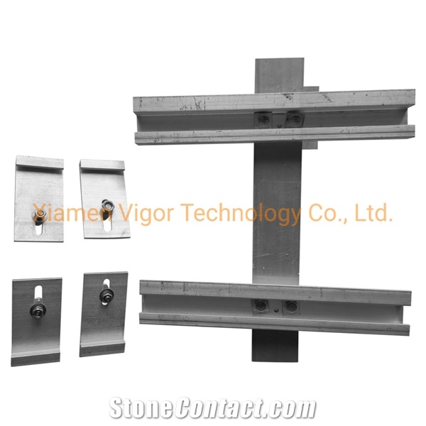 Aluminium Fixing System For Stone Wall Cladding Projects