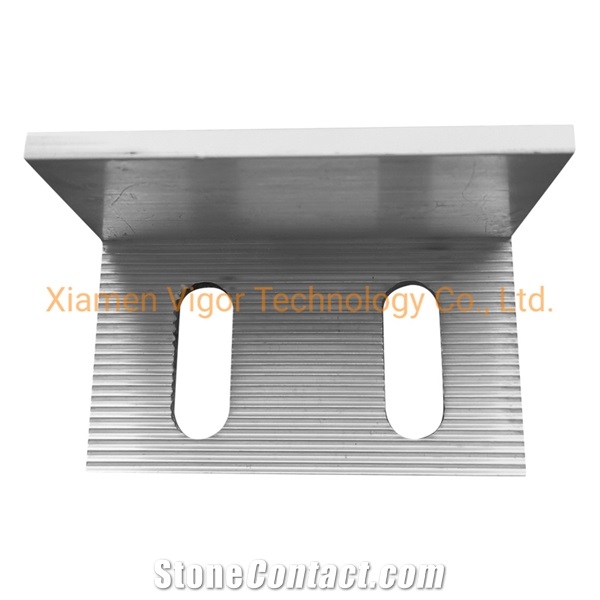 Aluminium L Angle Stone Fitting Bracket For Granite Marble