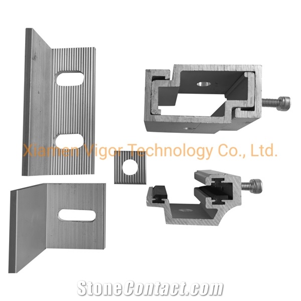 Aluminium L Angle Stone Fitting Bracket For Granite Marble