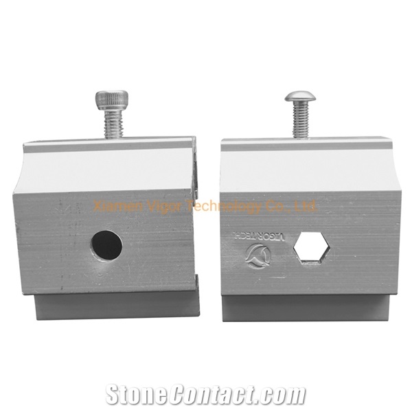 Aluminium Stone Bracket For Marble Granite Anchor