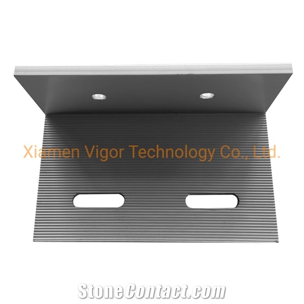 Aluminium Stone Fixing Bracket L Angle For Marble Cladding