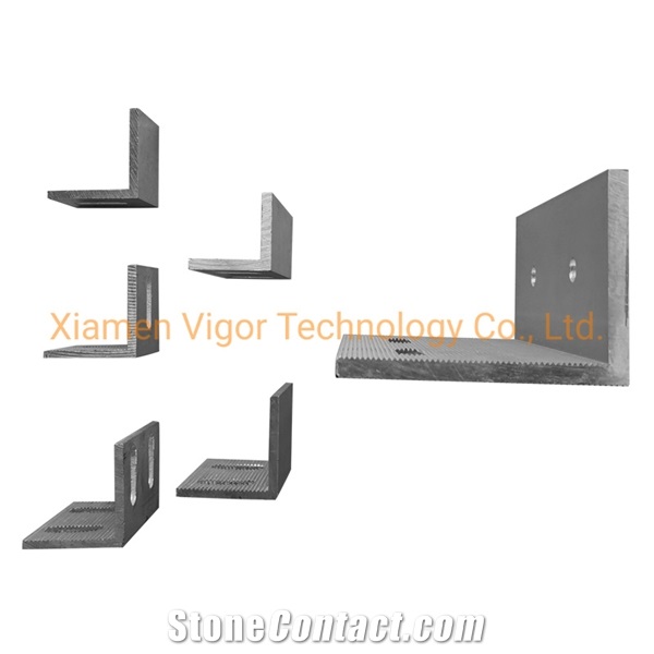 Aluminium Stone Fixing Bracket L Angle For Marble Cladding