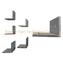 Aluminium Stone Fixing Bracket L Angle For Marble Cladding