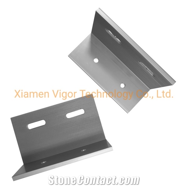Aluminium Stone Fixing Bracket L Angle For Marble Cladding