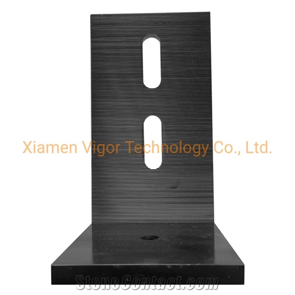 Black Anodizing Aluminium T Bracket For Facade Panel Fixing