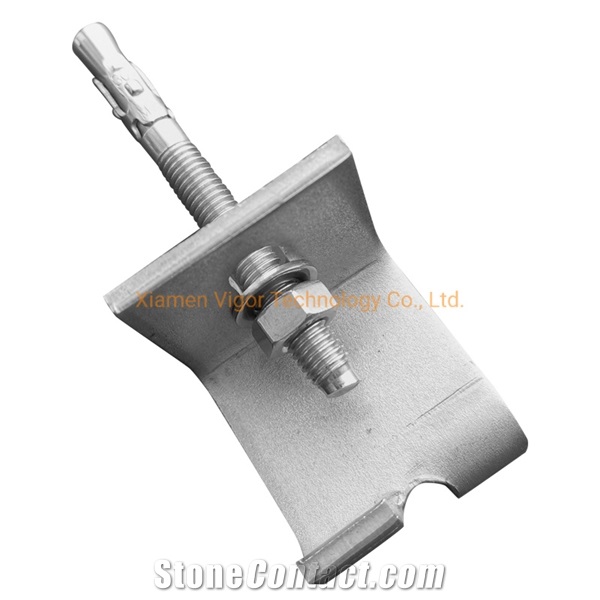 Curtain Wall Accessories Mounting Bracket Stone Fastener