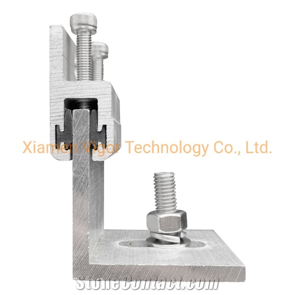 H Type Aluminium Bracket Curtain Wall Hardware