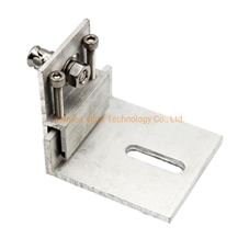 H Type Aluminium Bracket Dry Hanging System Curtain