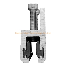 H Type Aluminium Bracket Dry Hanging System Curtain