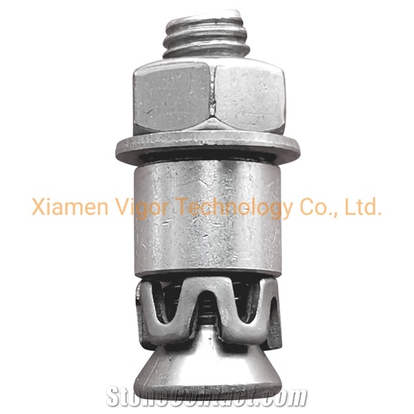 Qb Undercut Anchor For Stone Mounting Granite Cladding
