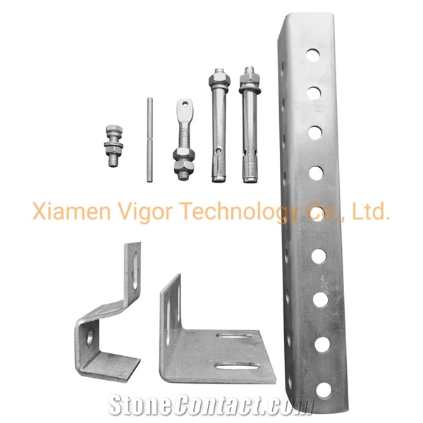 SS Channel Fixing System For Curtain Wall Mounting