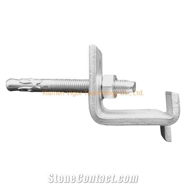 Stainless Steel Stone Facade Anchor System For Wall Cladding