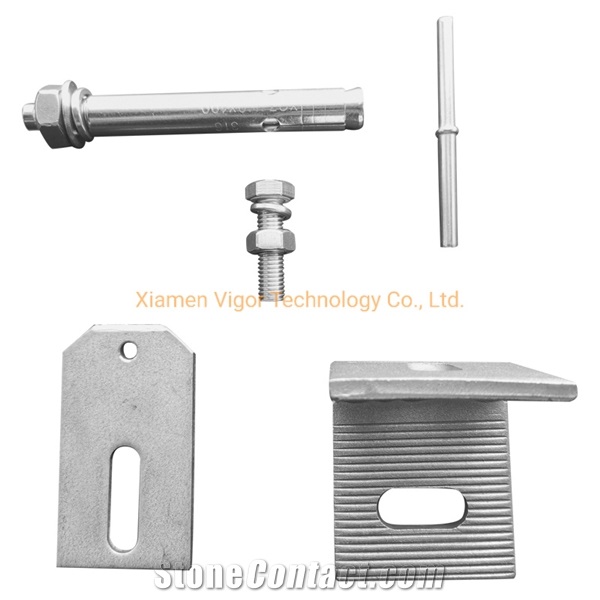 Stone Anchor Marble Angle Wall Mounting Bracket For Cladding