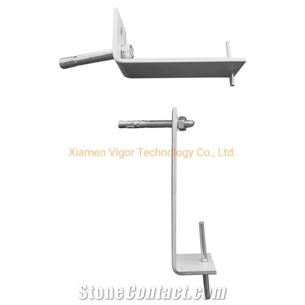 Stone Anchor Marble Angle Wall Mounting Bracket For Cladding
