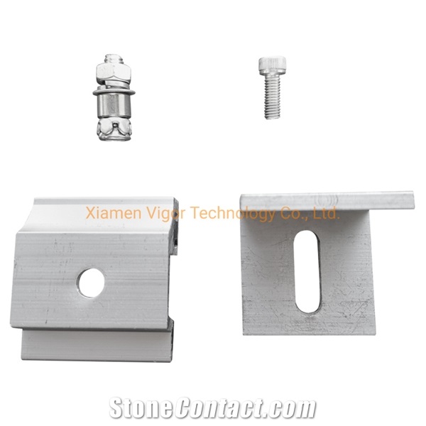 Stone Bracket Aluminium Clamp For Marble Granite Lime Stone